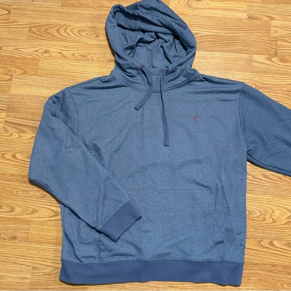 COPY - Zyia Blue Textured Hoodie XL - Picture 1 of 4